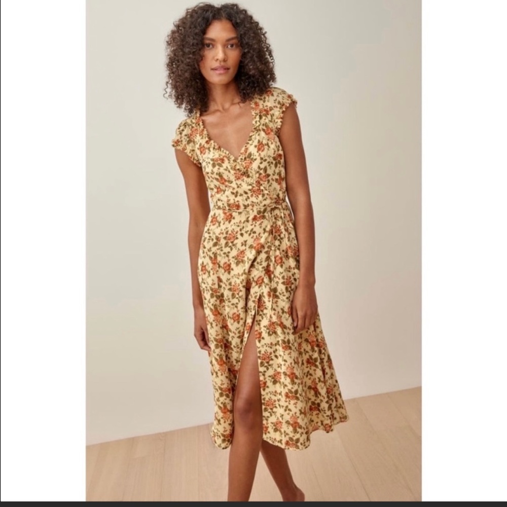 REFORMATION GWENYTH FLORAL DRESS